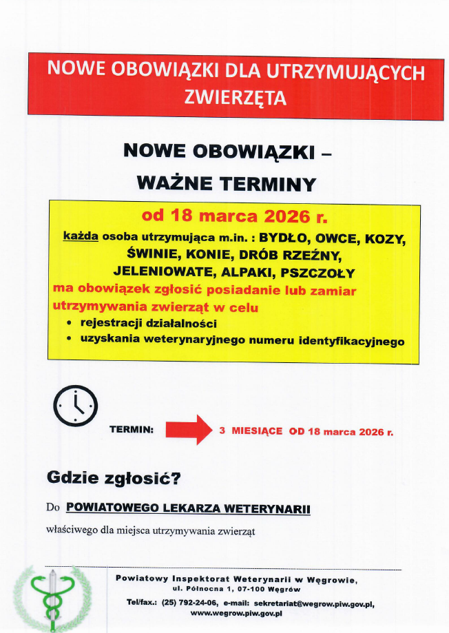 Read more about the article Powiatowy Inspektorat Weterynarii w Węgrowie