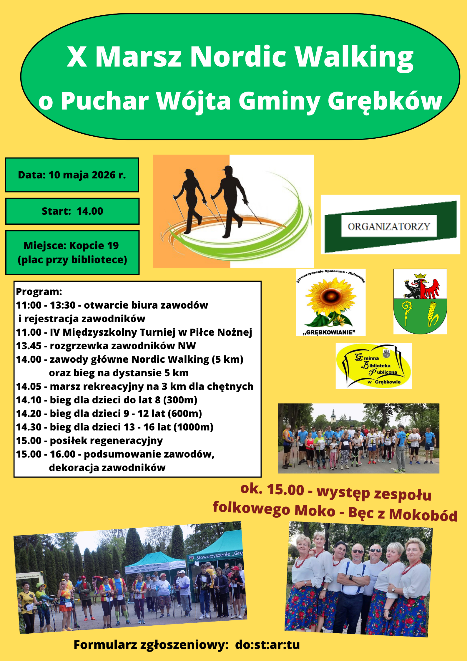 Read more about the article X Marsz Nordic Walking o Puchar Wójta Gminy Grębków