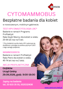 Read more about the article Bezpłatne badanie dla kobiet