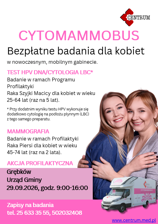 Read more about the article Bezpłatne badanie dla kobiet