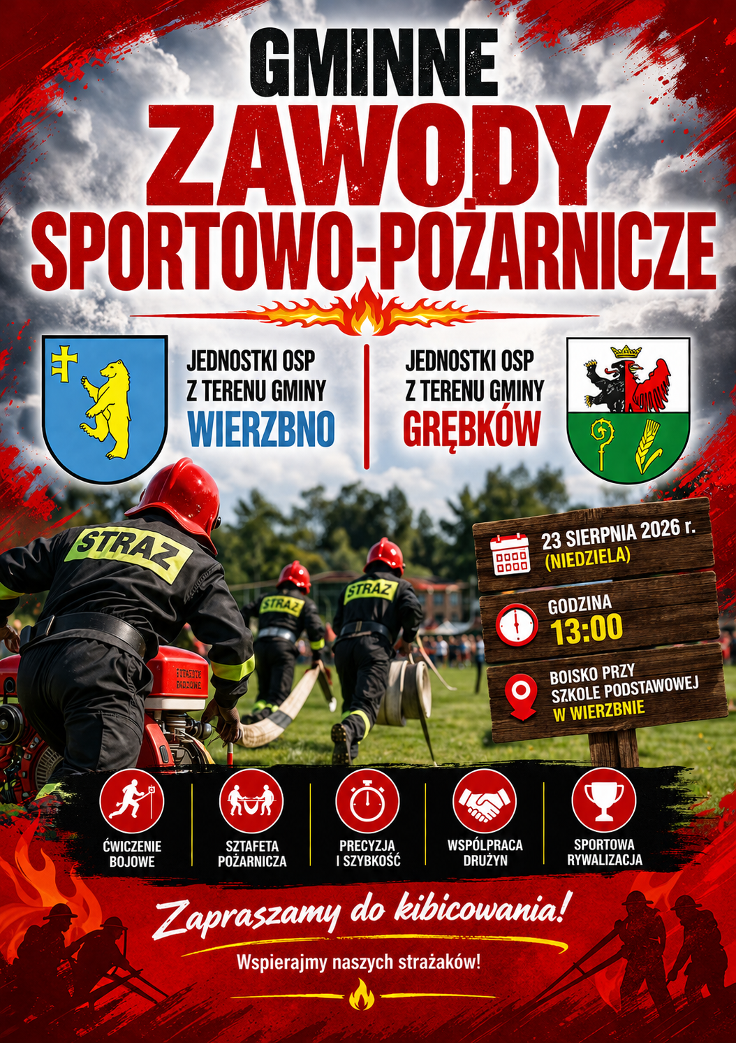 Read more about the article Gminne Zawody Sportowo-Pożarnicze